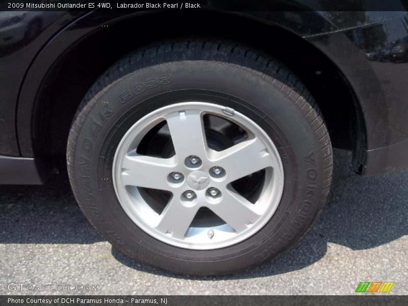 Labrador Black Pearl / Black 2009 Mitsubishi Outlander ES 4WD