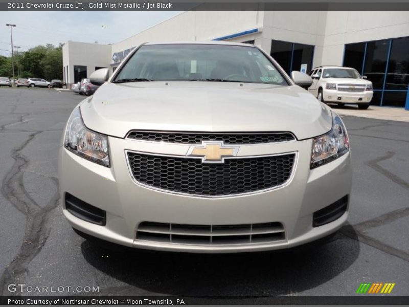 Gold Mist Metallic / Jet Black 2011 Chevrolet Cruze LT