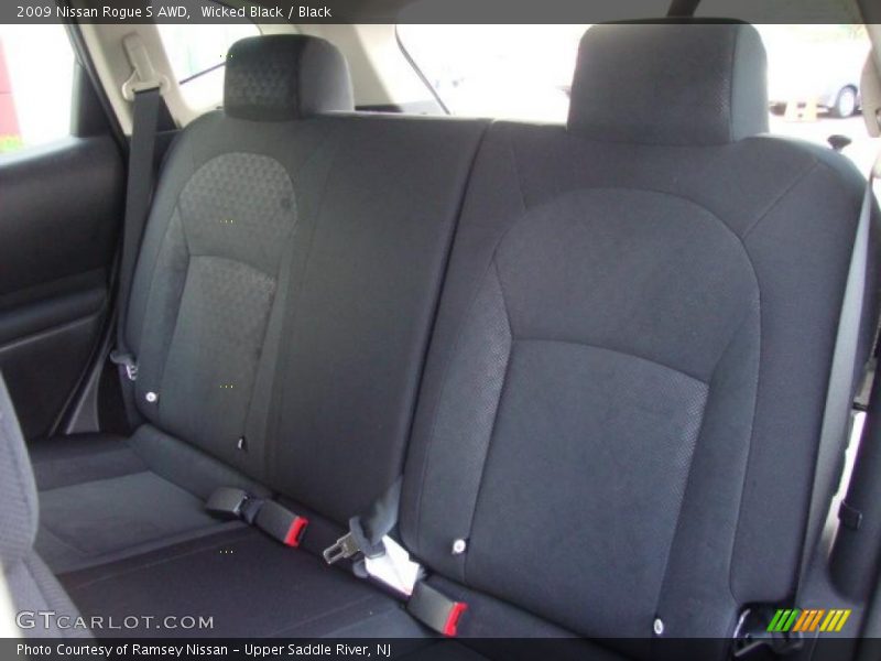 Wicked Black / Black 2009 Nissan Rogue S AWD
