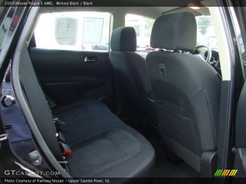 Wicked Black / Black 2009 Nissan Rogue S AWD