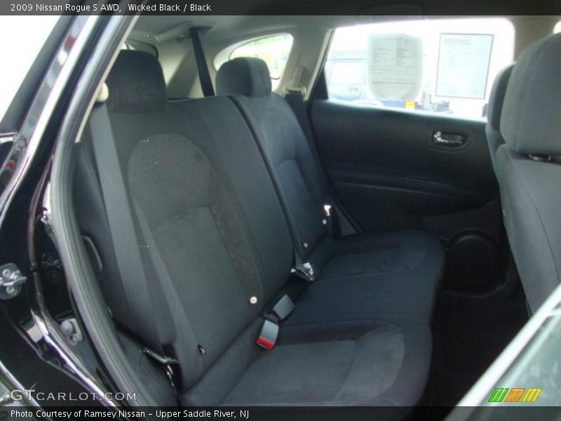 Wicked Black / Black 2009 Nissan Rogue S AWD