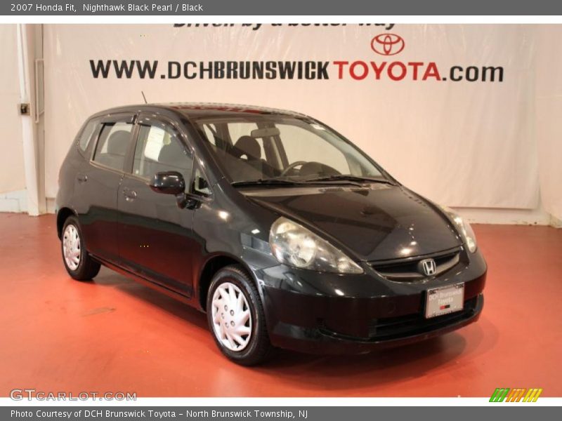 Nighthawk Black Pearl / Black 2007 Honda Fit
