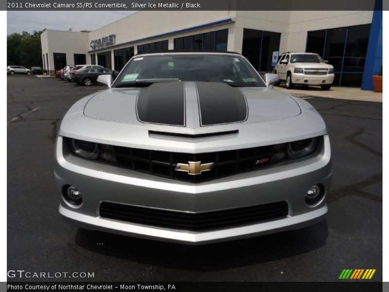 Silver Ice Metallic / Black 2011 Chevrolet Camaro SS/RS Convertible