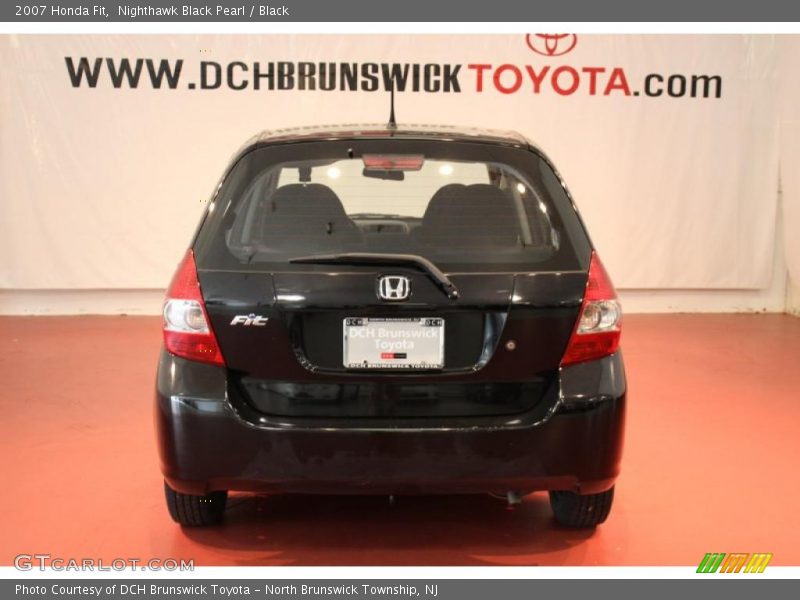 Nighthawk Black Pearl / Black 2007 Honda Fit