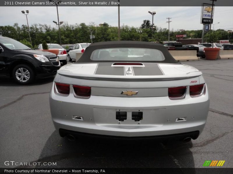 Silver Ice Metallic / Black 2011 Chevrolet Camaro SS/RS Convertible