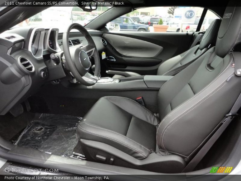  2011 Camaro SS/RS Convertible Black Interior