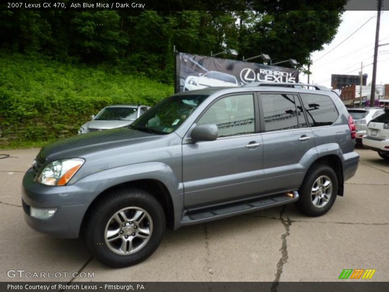 Ash Blue Mica / Dark Gray 2007 Lexus GX 470