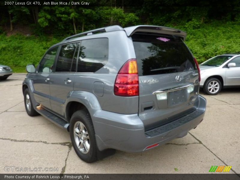 Ash Blue Mica / Dark Gray 2007 Lexus GX 470