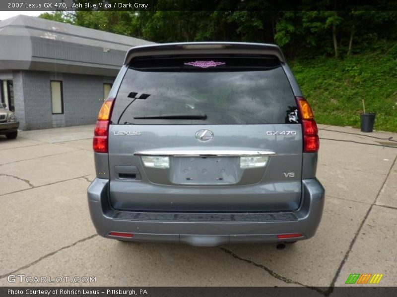 Ash Blue Mica / Dark Gray 2007 Lexus GX 470