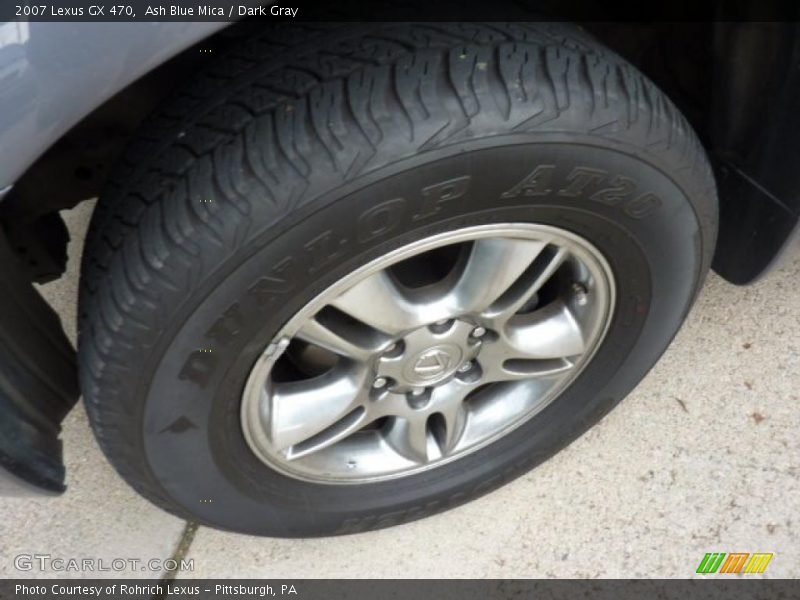 Ash Blue Mica / Dark Gray 2007 Lexus GX 470