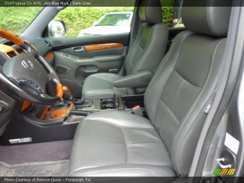 Ash Blue Mica / Dark Gray 2007 Lexus GX 470