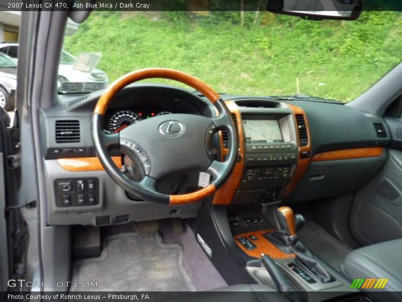 Ash Blue Mica / Dark Gray 2007 Lexus GX 470