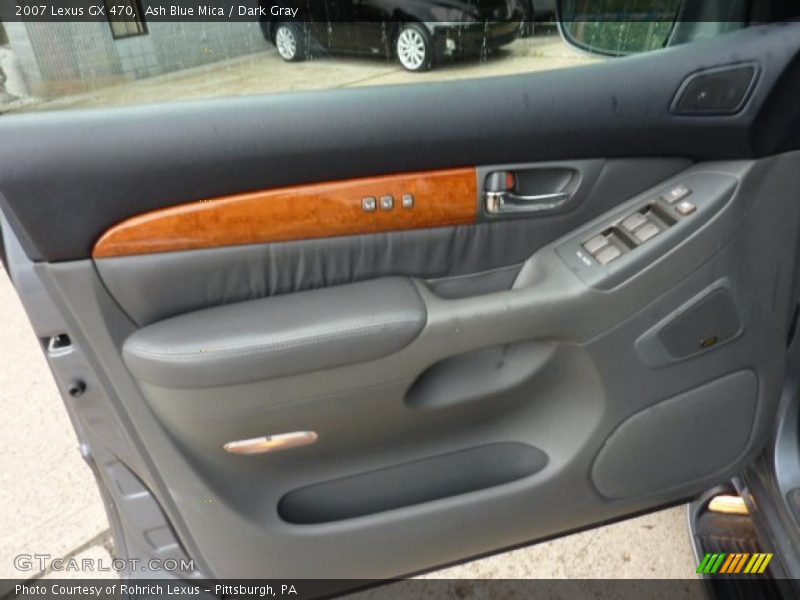 Ash Blue Mica / Dark Gray 2007 Lexus GX 470