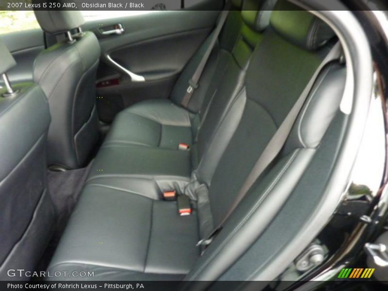 Obsidian Black / Black 2007 Lexus IS 250 AWD