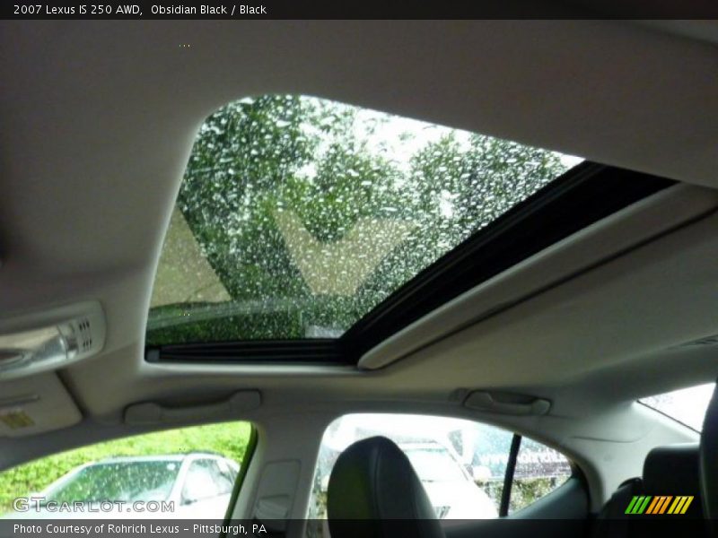 Obsidian Black / Black 2007 Lexus IS 250 AWD