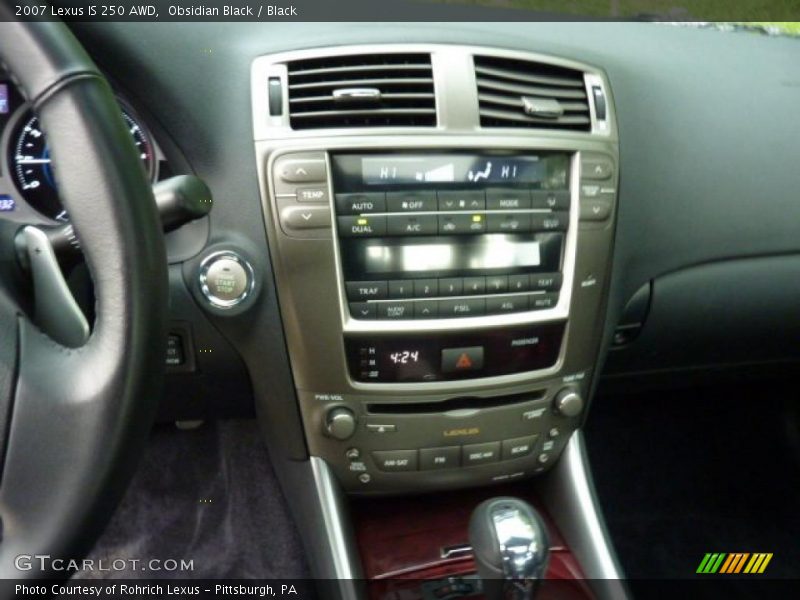 Obsidian Black / Black 2007 Lexus IS 250 AWD