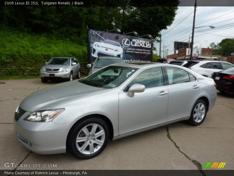 Tungsten Metallic / Black 2008 Lexus ES 350