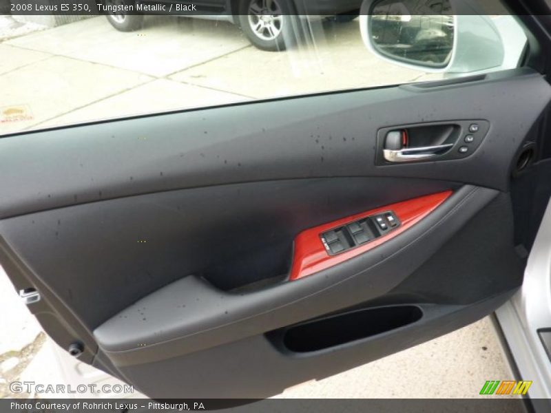 Tungsten Metallic / Black 2008 Lexus ES 350