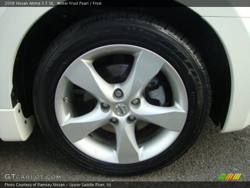 Winter Frost Pearl / Frost 2008 Nissan Altima 3.5 SE