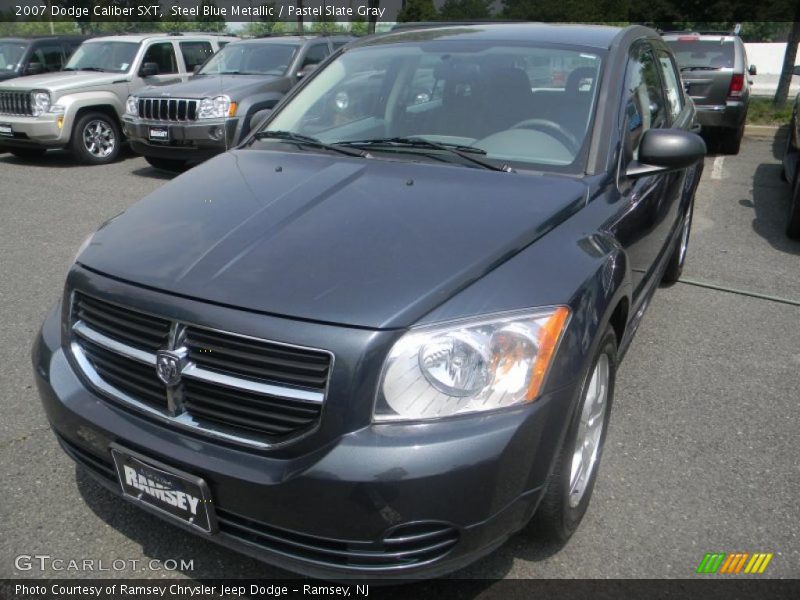 Steel Blue Metallic / Pastel Slate Gray 2007 Dodge Caliber SXT