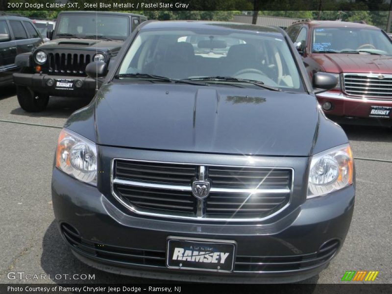 Steel Blue Metallic / Pastel Slate Gray 2007 Dodge Caliber SXT