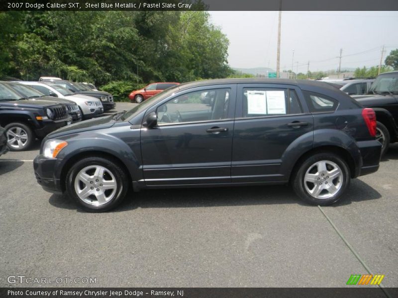 Steel Blue Metallic / Pastel Slate Gray 2007 Dodge Caliber SXT