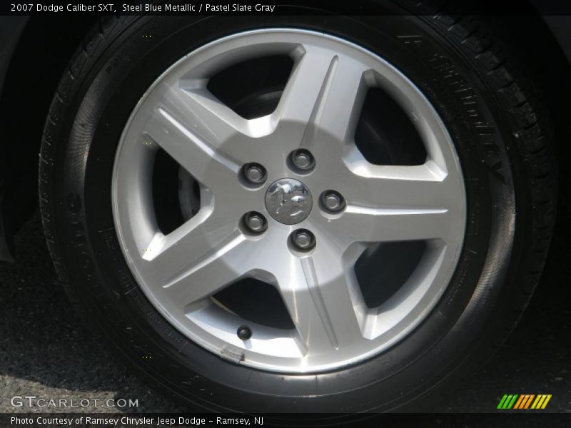 Steel Blue Metallic / Pastel Slate Gray 2007 Dodge Caliber SXT