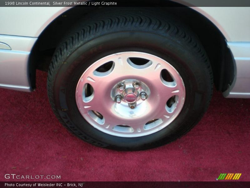 Silver Frost Metallic / Light Graphite 1998 Lincoln Continental