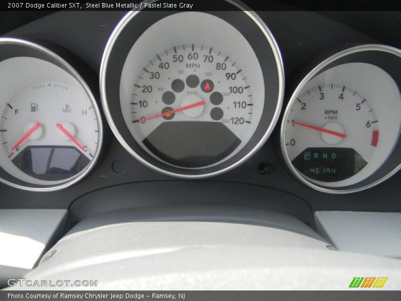Steel Blue Metallic / Pastel Slate Gray 2007 Dodge Caliber SXT