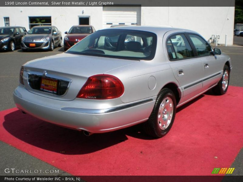Silver Frost Metallic / Light Graphite 1998 Lincoln Continental