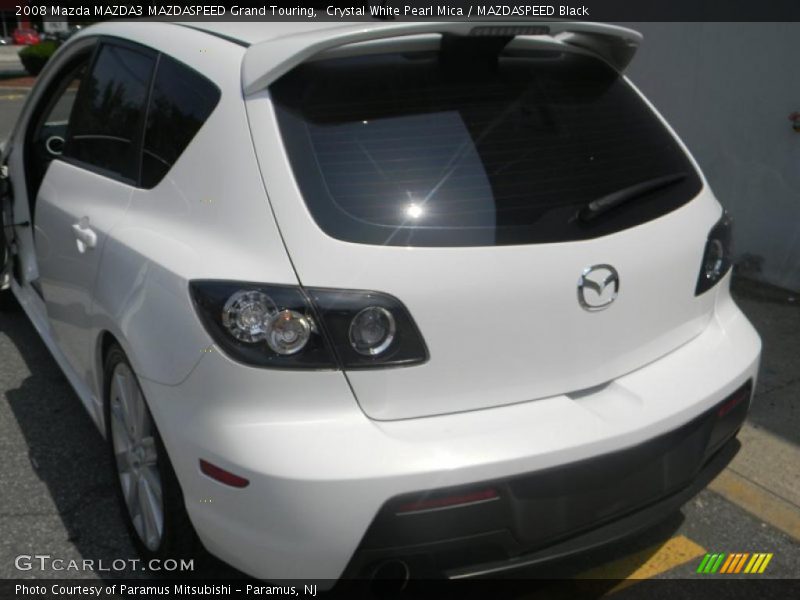 Crystal White Pearl Mica / MAZDASPEED Black 2008 Mazda MAZDA3 MAZDASPEED Grand Touring