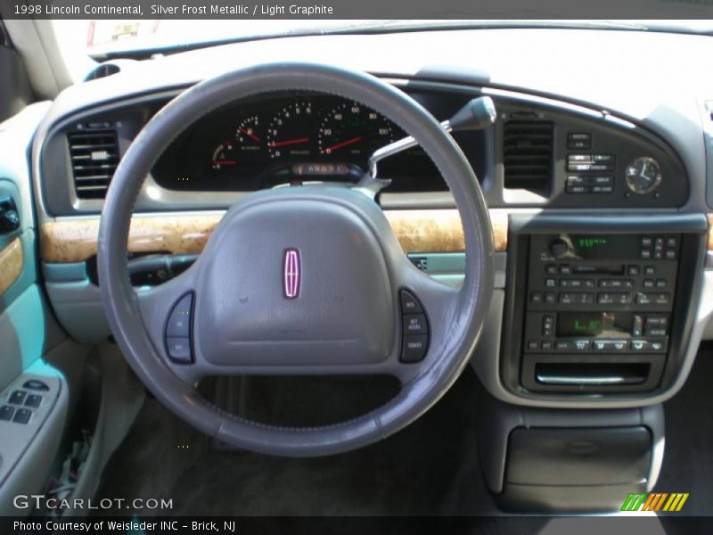 Silver Frost Metallic / Light Graphite 1998 Lincoln Continental