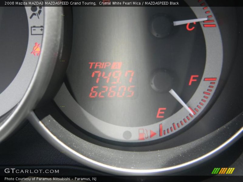 Crystal White Pearl Mica / MAZDASPEED Black 2008 Mazda MAZDA3 MAZDASPEED Grand Touring