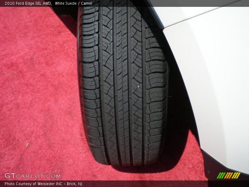White Suede / Camel 2010 Ford Edge SEL AWD
