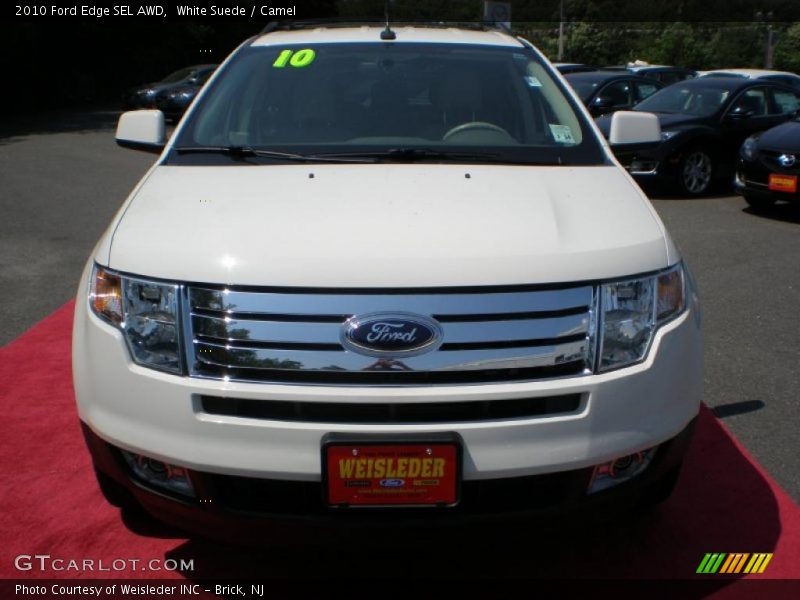 White Suede / Camel 2010 Ford Edge SEL AWD