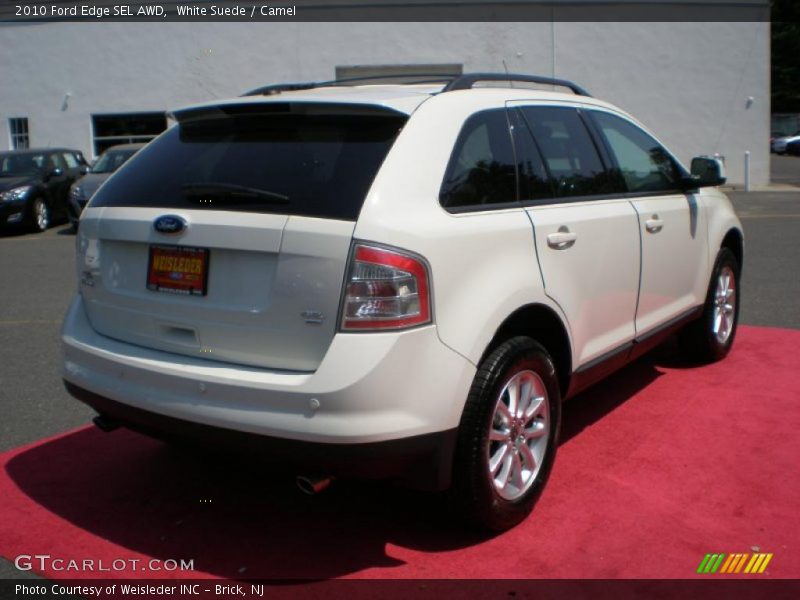 White Suede / Camel 2010 Ford Edge SEL AWD