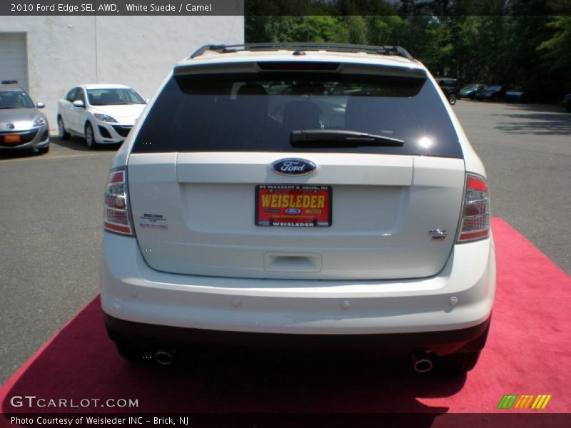 White Suede / Camel 2010 Ford Edge SEL AWD