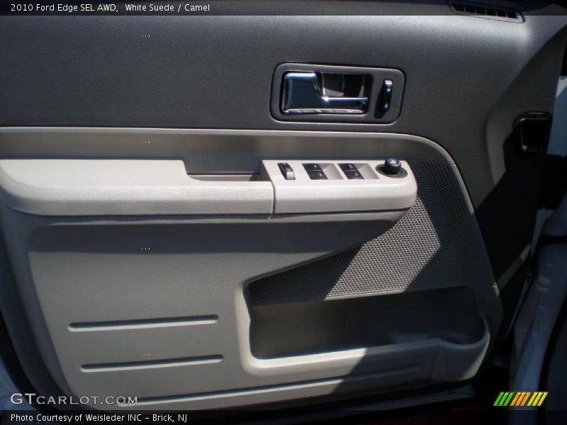 White Suede / Camel 2010 Ford Edge SEL AWD