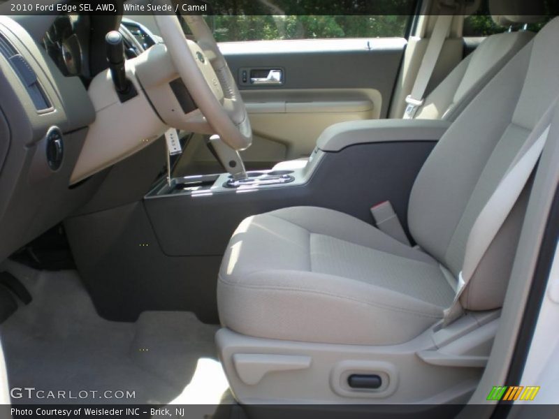 White Suede / Camel 2010 Ford Edge SEL AWD
