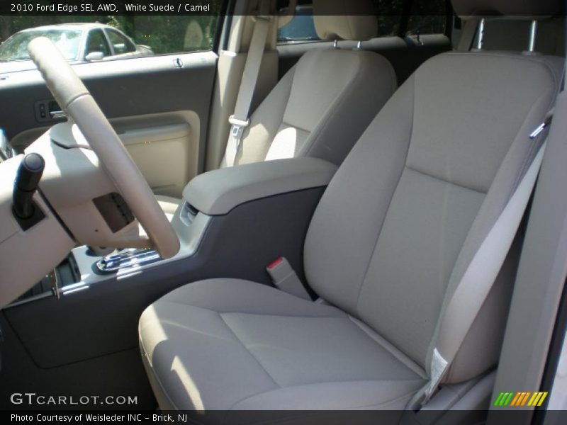 White Suede / Camel 2010 Ford Edge SEL AWD
