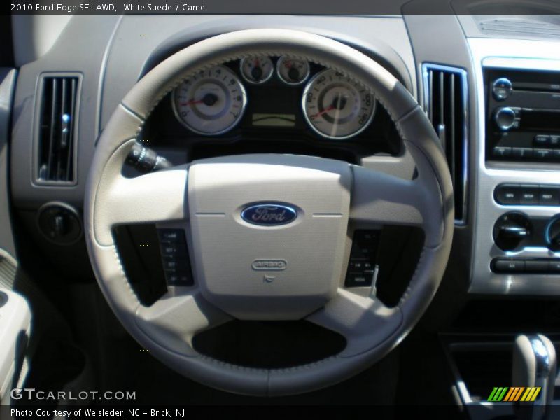 White Suede / Camel 2010 Ford Edge SEL AWD