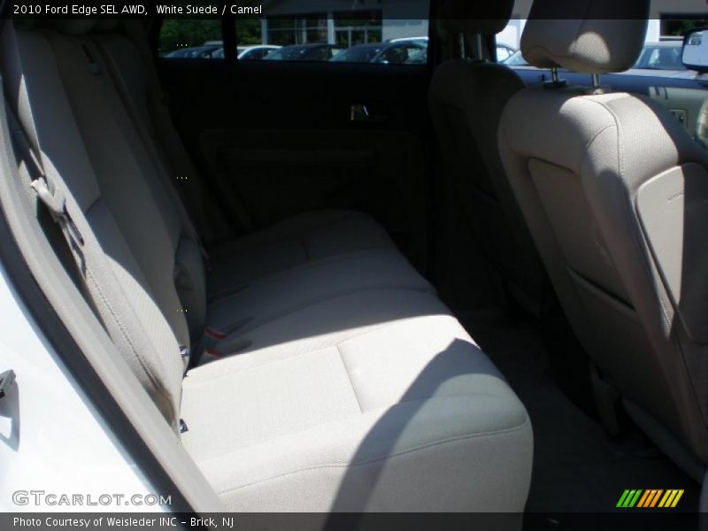 White Suede / Camel 2010 Ford Edge SEL AWD