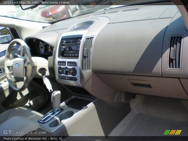 White Suede / Camel 2010 Ford Edge SEL AWD