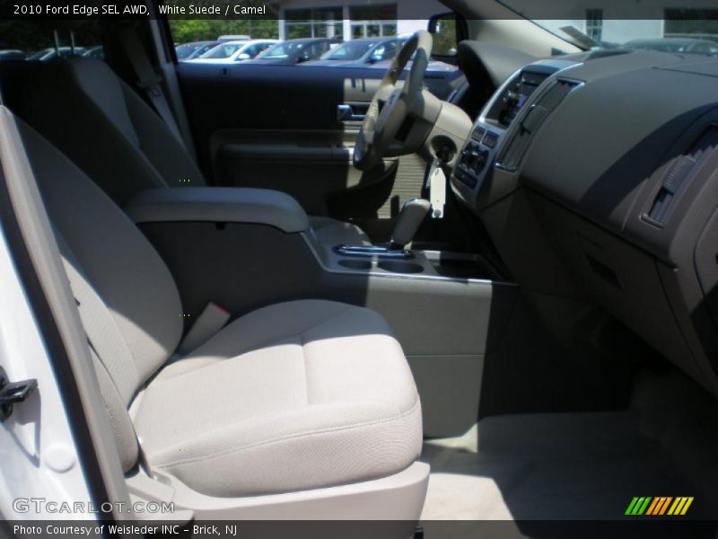 White Suede / Camel 2010 Ford Edge SEL AWD