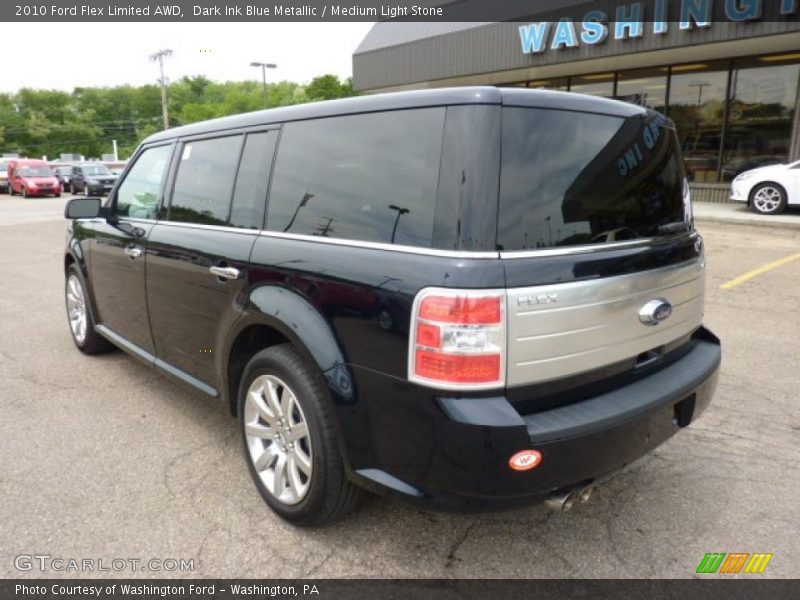 Dark Ink Blue Metallic / Medium Light Stone 2010 Ford Flex Limited AWD