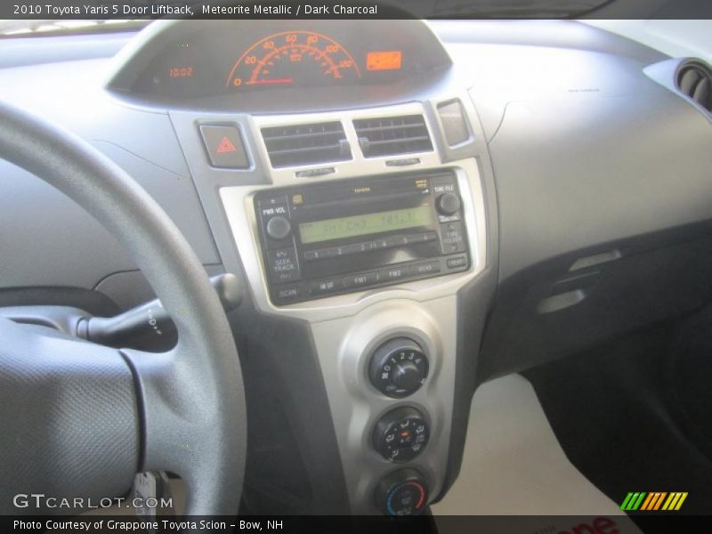 Meteorite Metallic / Dark Charcoal 2010 Toyota Yaris 5 Door Liftback