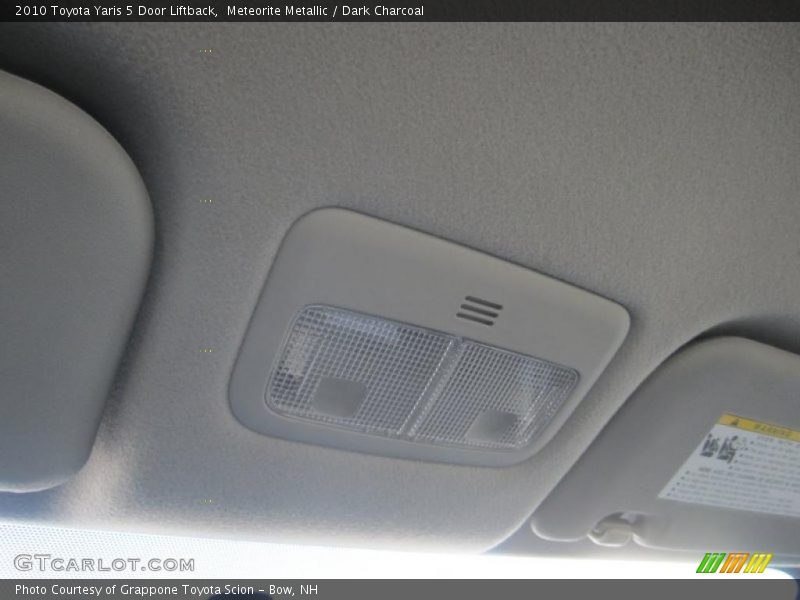 Meteorite Metallic / Dark Charcoal 2010 Toyota Yaris 5 Door Liftback