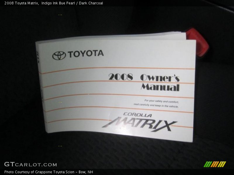 Indigo Ink Bue Pearl / Dark Charcoal 2008 Toyota Matrix