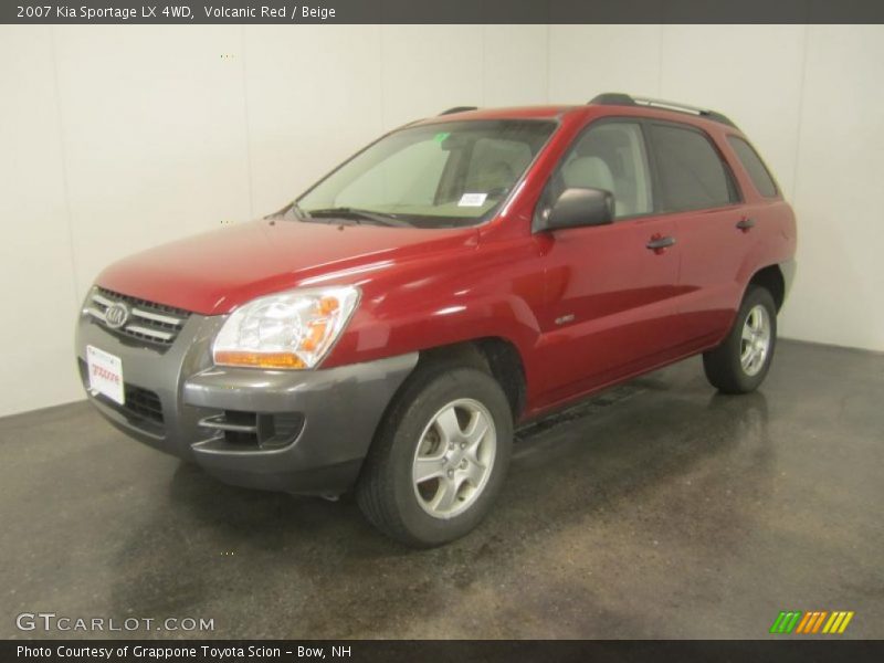 Volcanic Red / Beige 2007 Kia Sportage LX 4WD