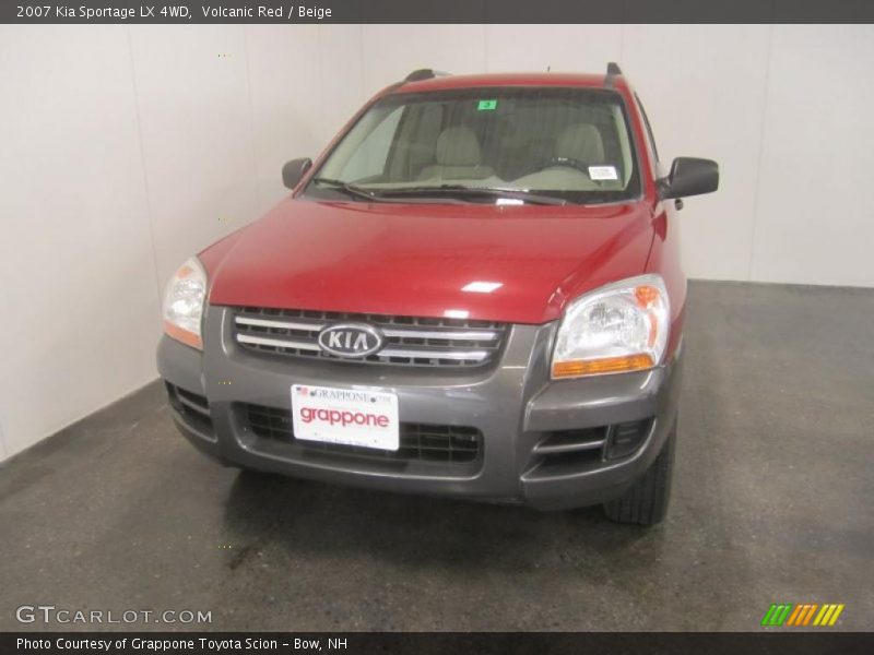 Volcanic Red / Beige 2007 Kia Sportage LX 4WD